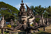 Vientiane , Laos. The Buddha Park (Xiang Khouan)  